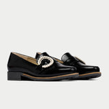 Belinda - Black Shine Leather