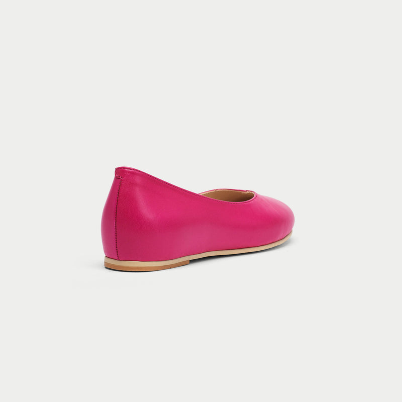 Charlotte - Raspberry Leather