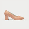 Esme - Neutral Pink Leather Pumps