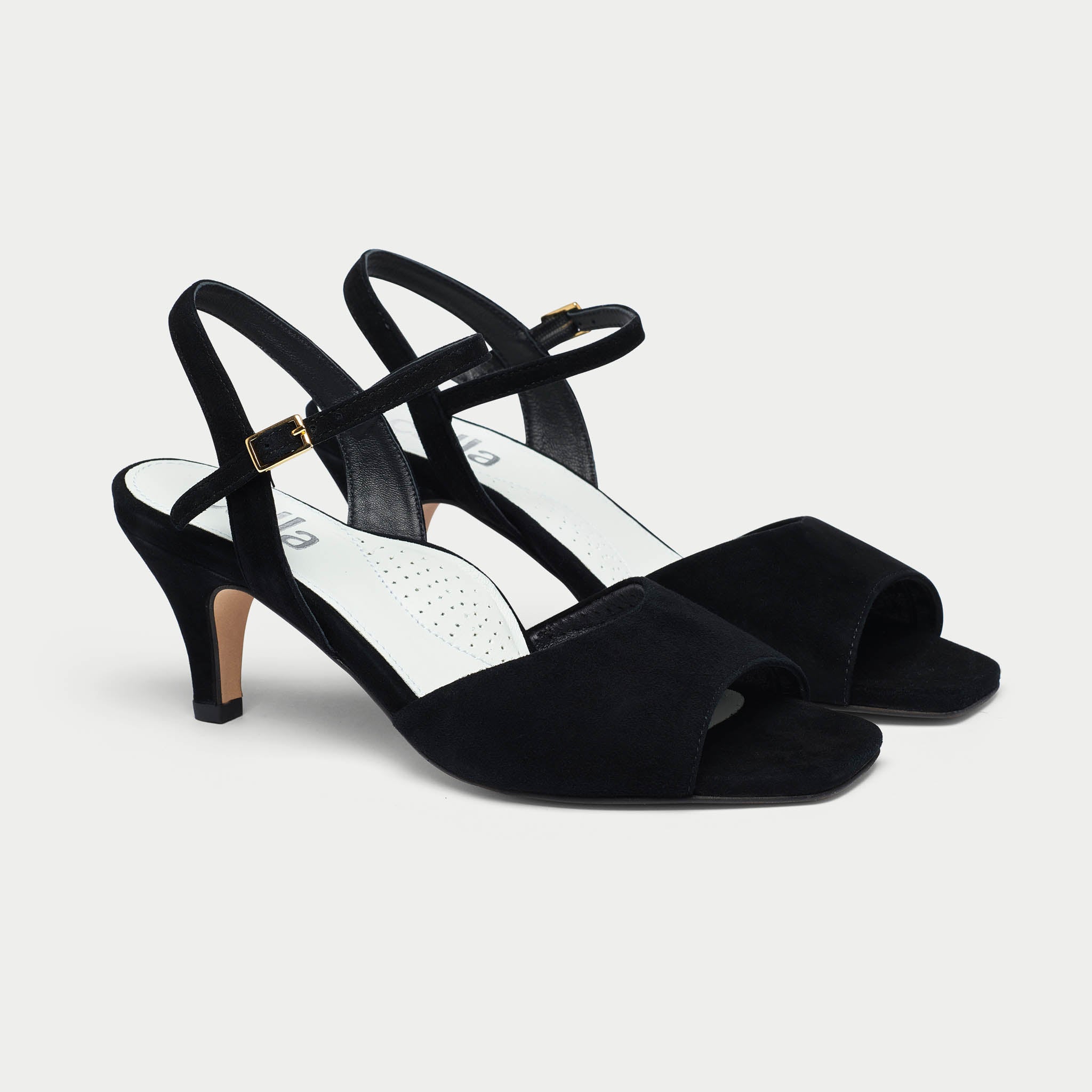 Glenda - Black Suede