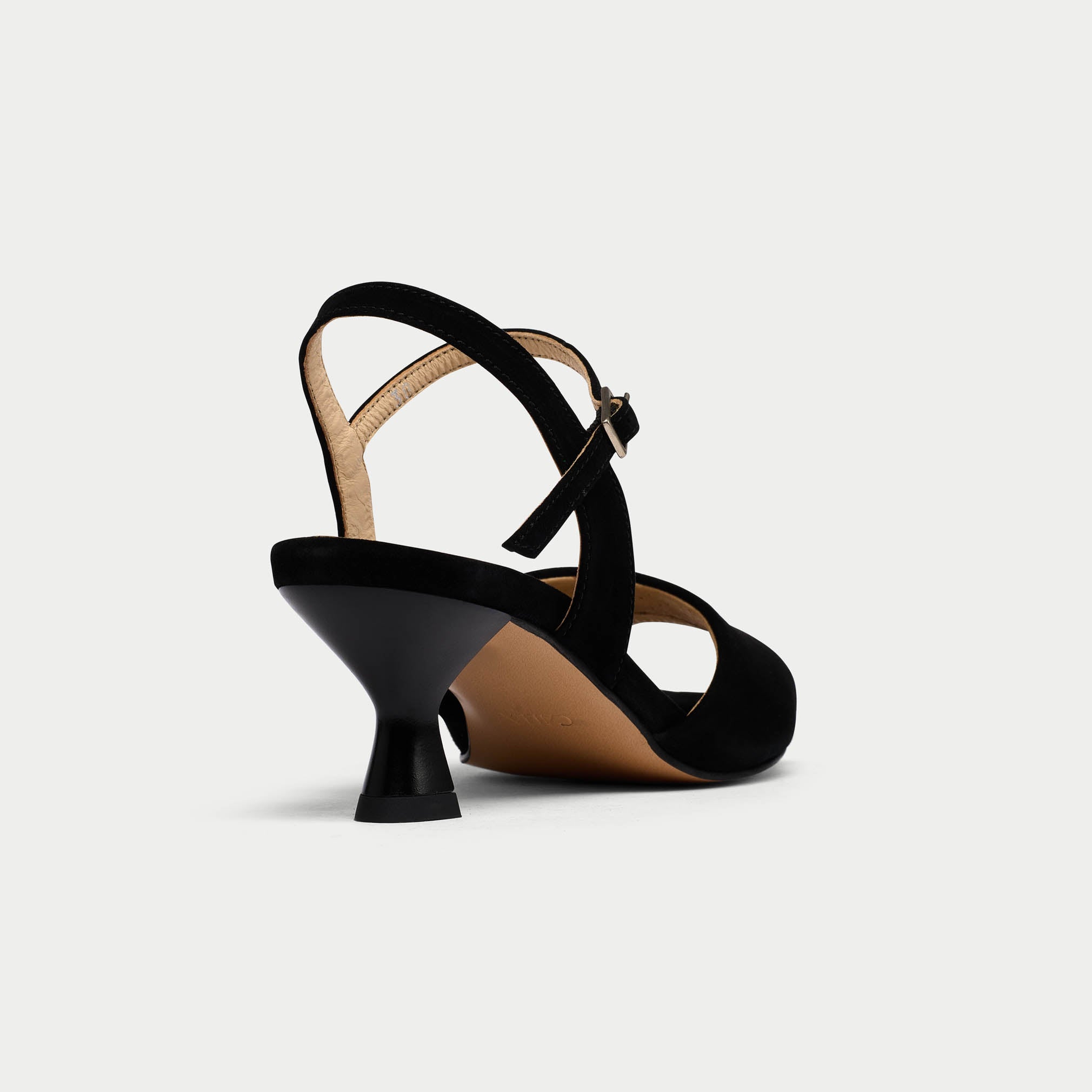 Gwen - Black Suede Heels