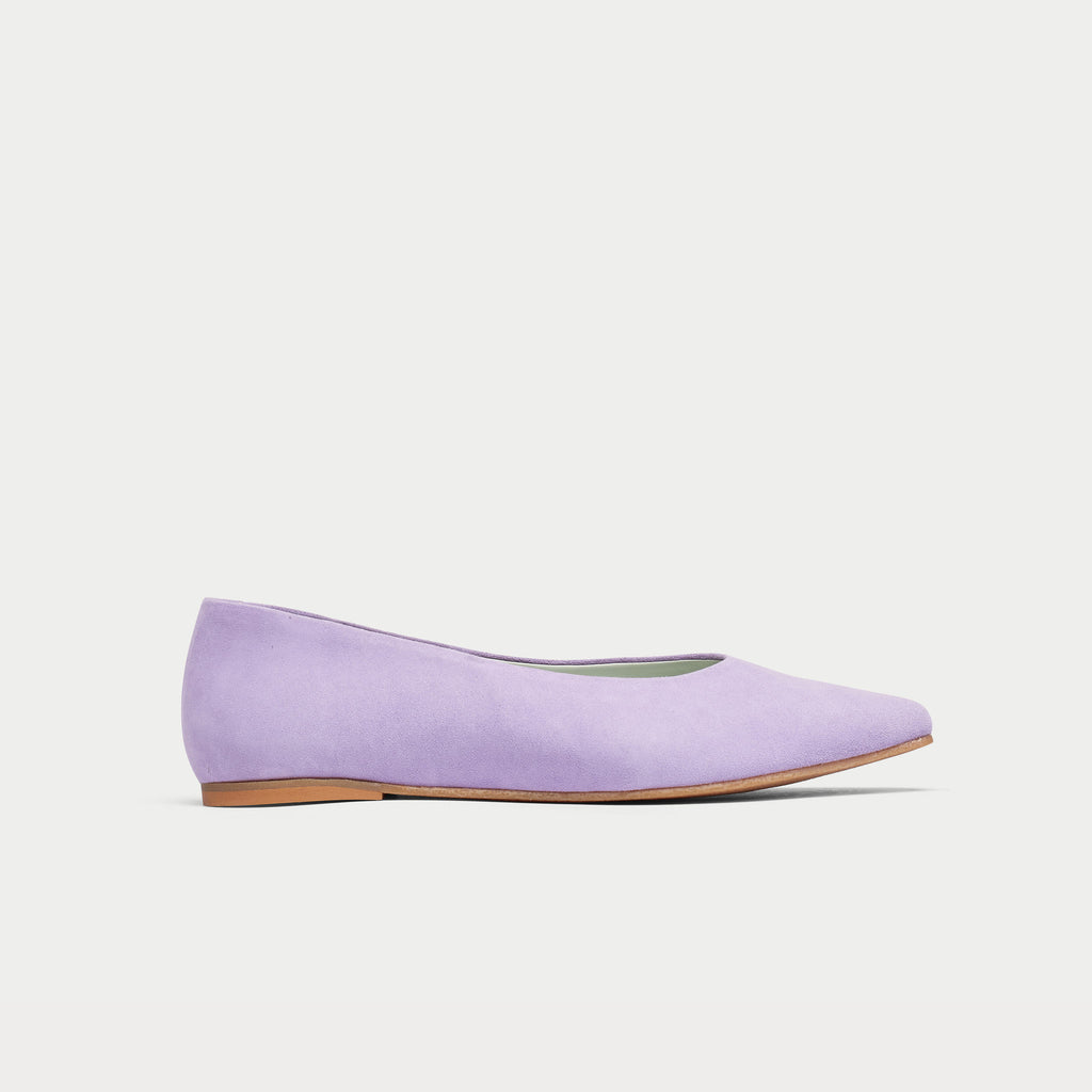 Lilac cheap suede shoes