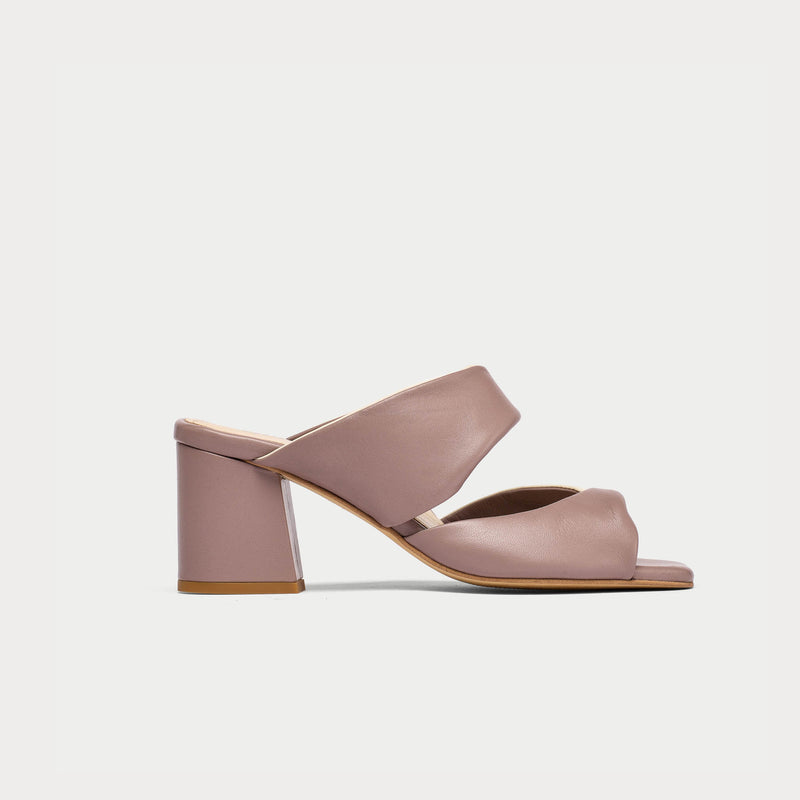 Mia - Mauve Leather