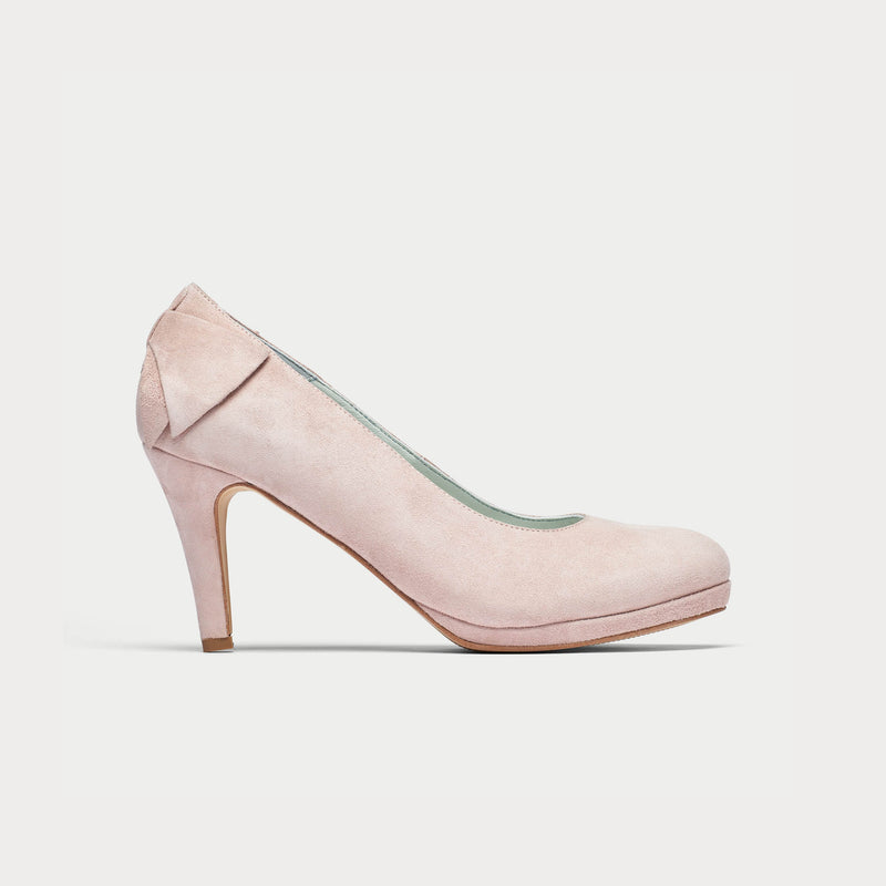 Giftig peddelen Gedeeltelijk Sophia - Pale Pink Suede – Calla Shoes US