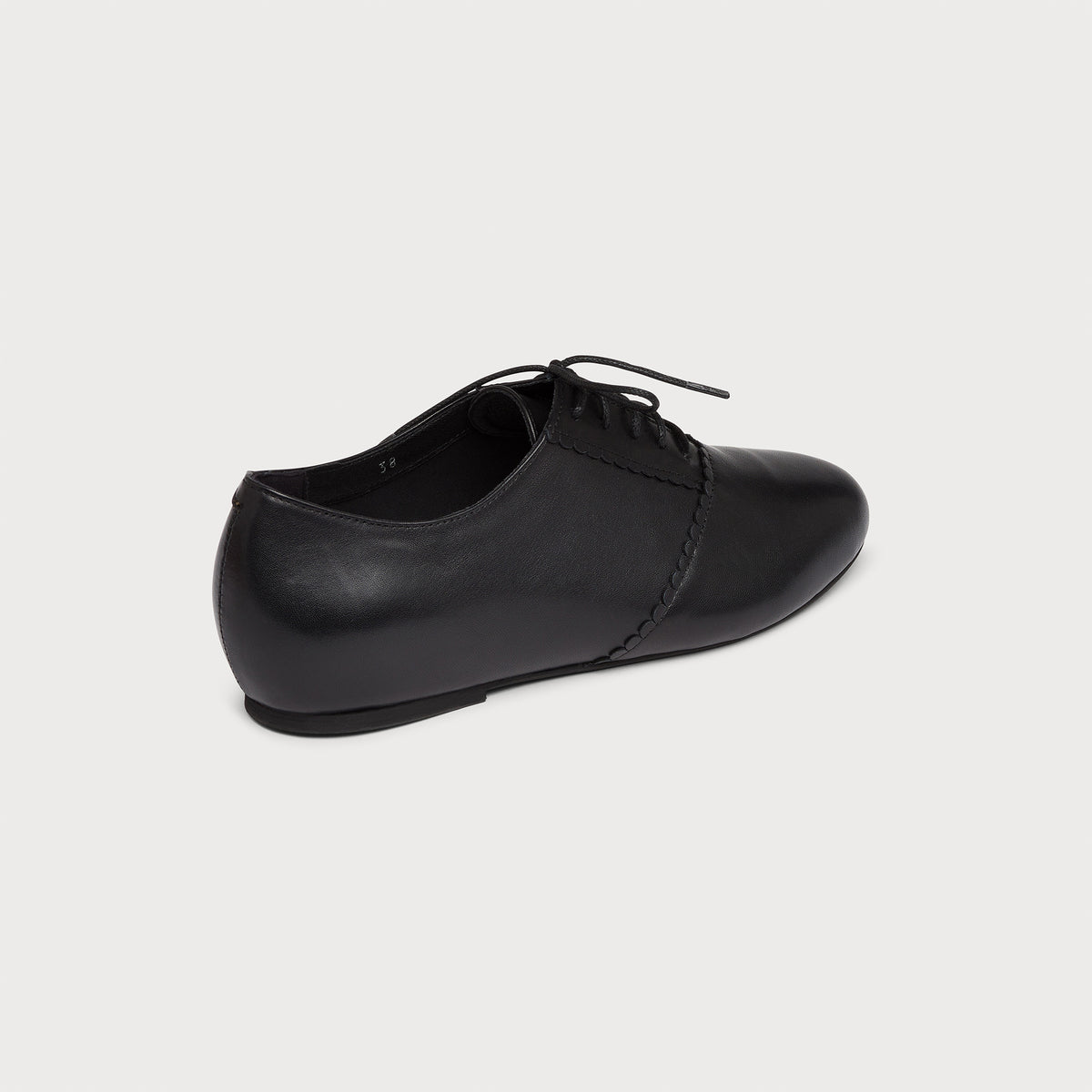 Aster - Black Leather Brogues (image 4)