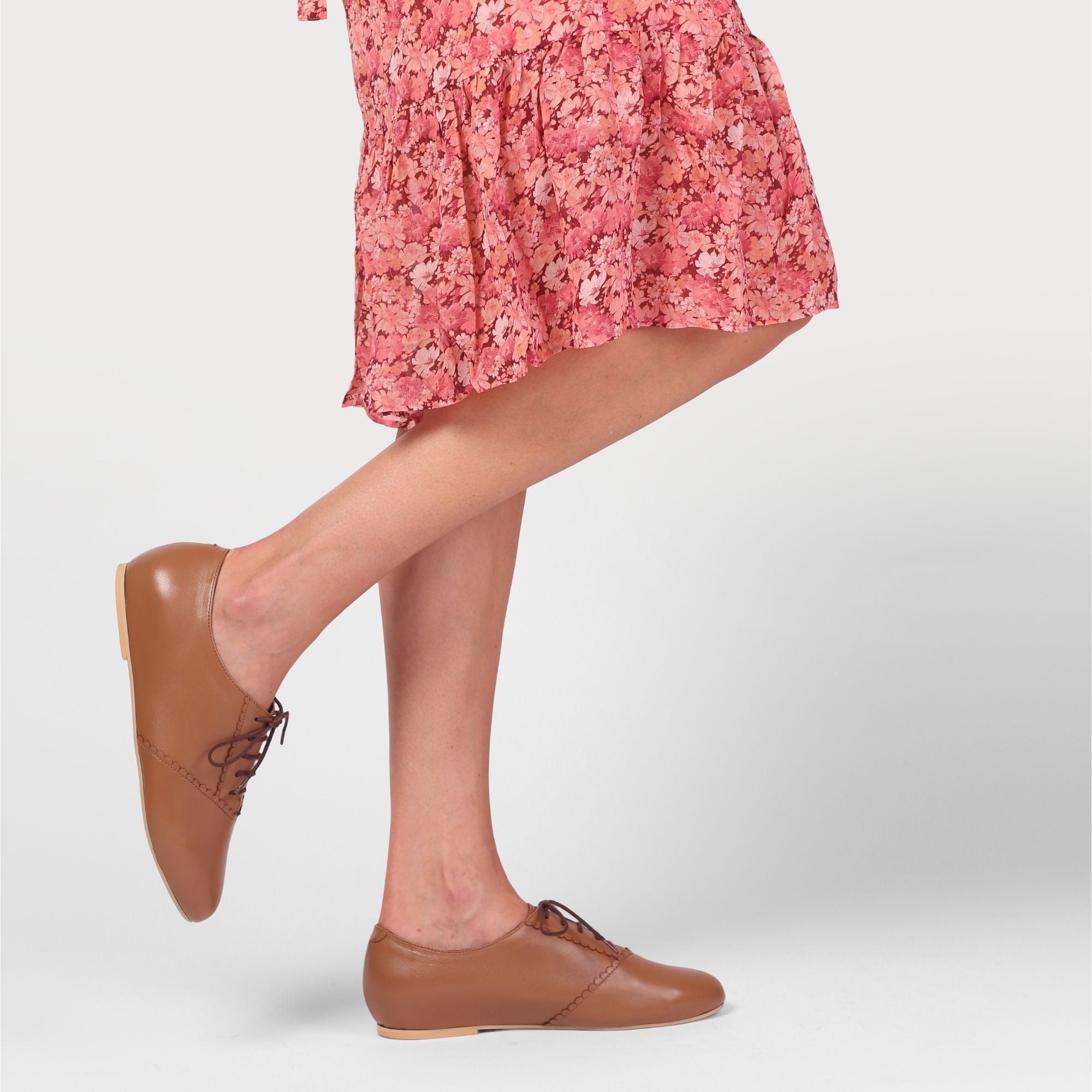 aster tan brogues for bunions
