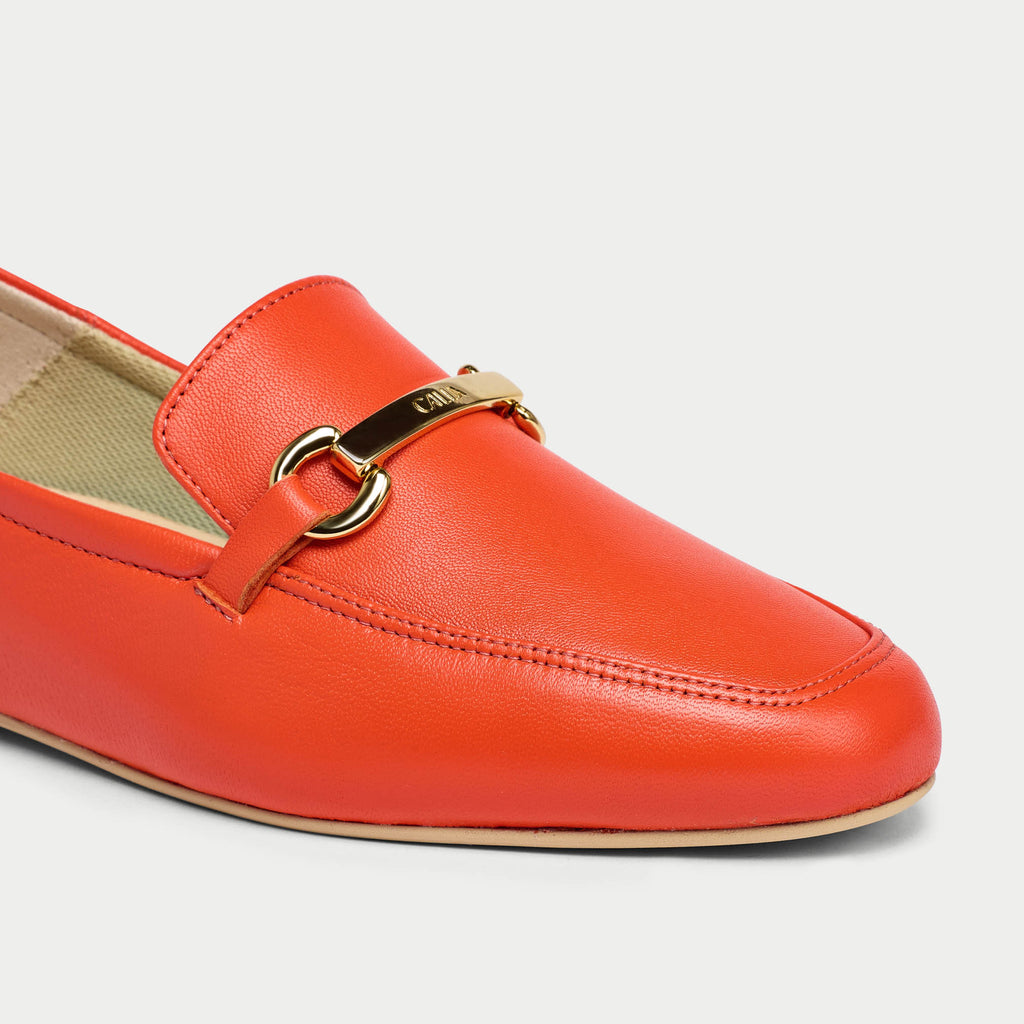 Calla | Beatrice Ocre flat loafer