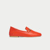 ocre leather loafer for bunions side view