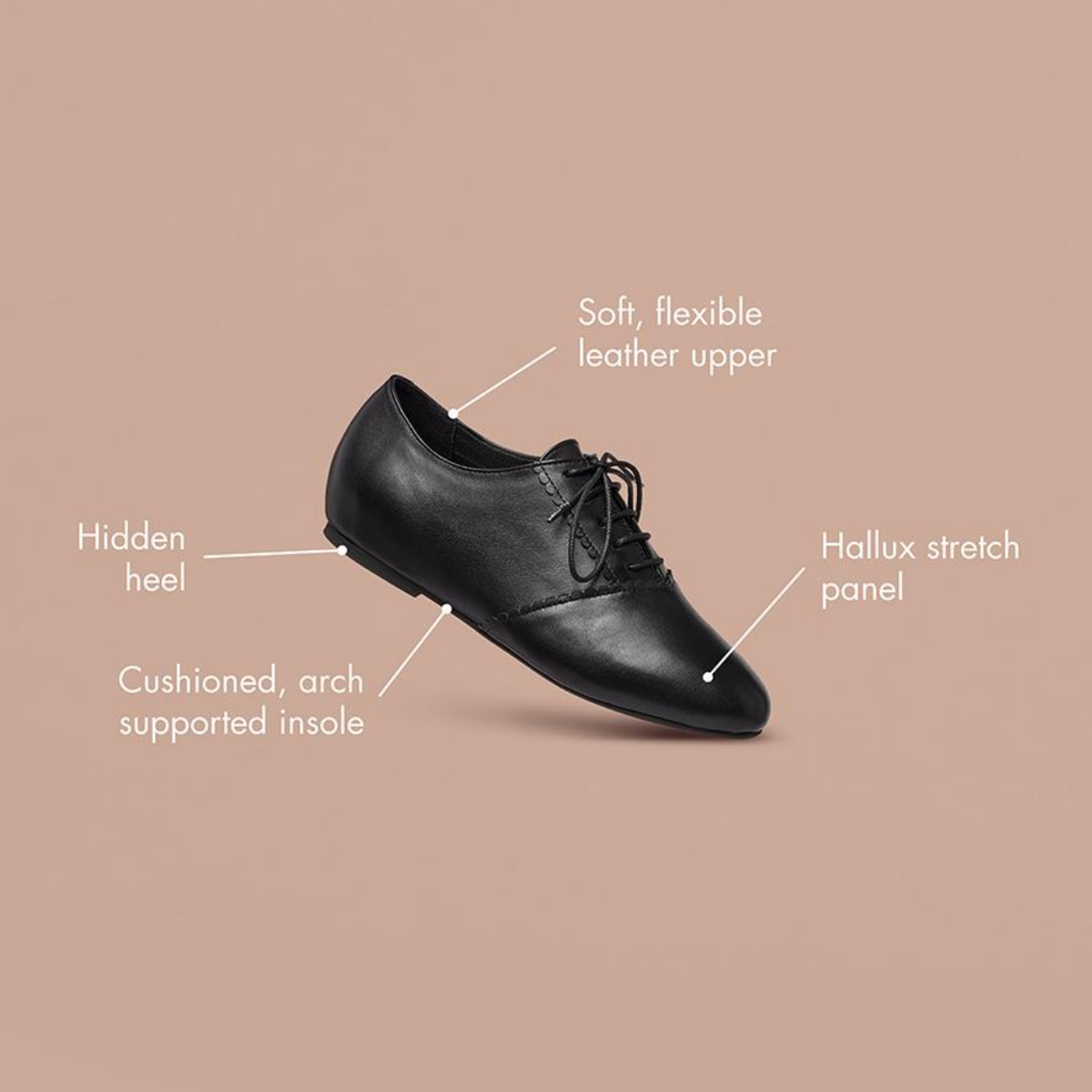 brogues for bunions features