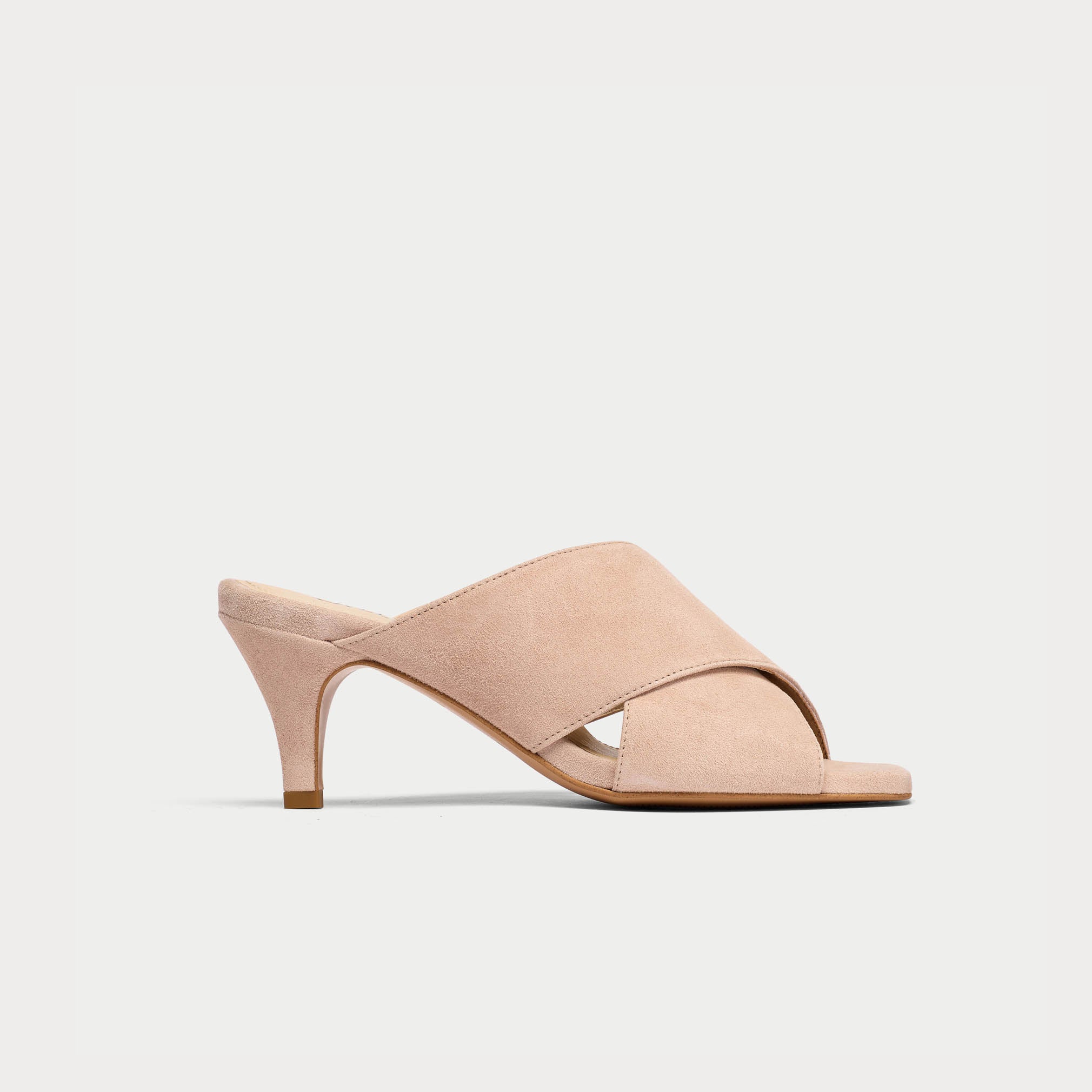 Neutral sandals heels sale