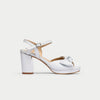 Lizzie - Crackle White Leather