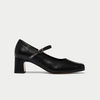 black leather mary janes for bunions