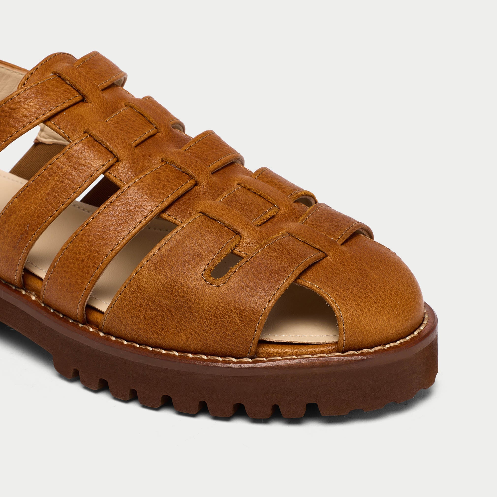 Tan fisherman sandals on sale