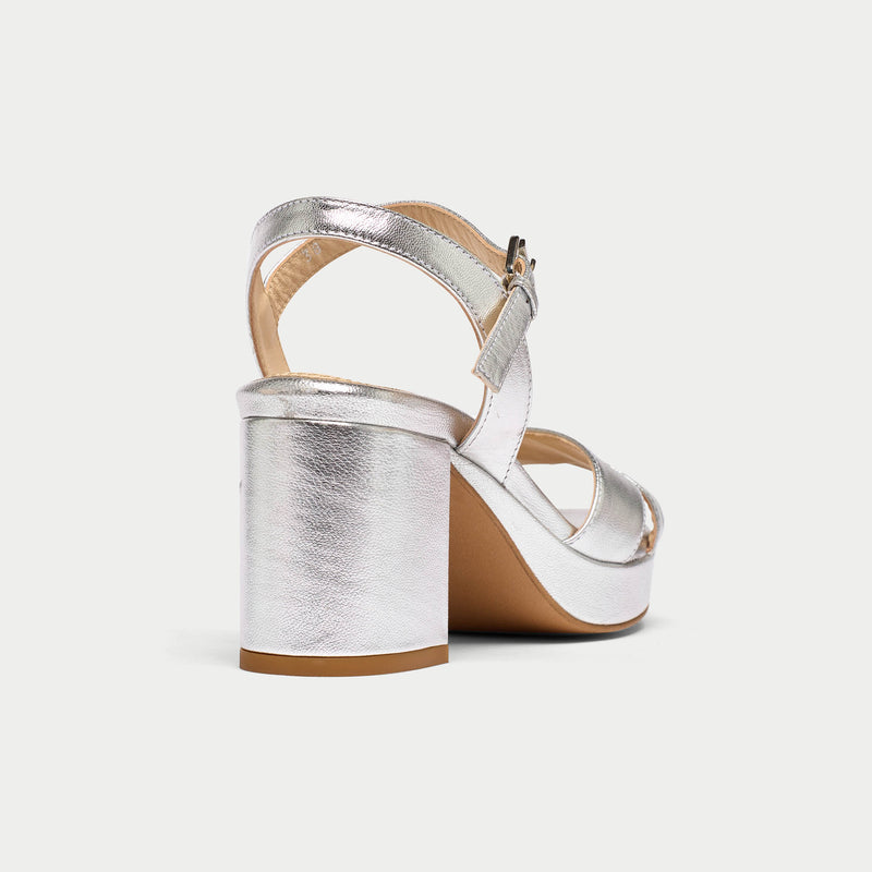 Women's Romy Rhinestone Heels - A New Day™ Silver : Target